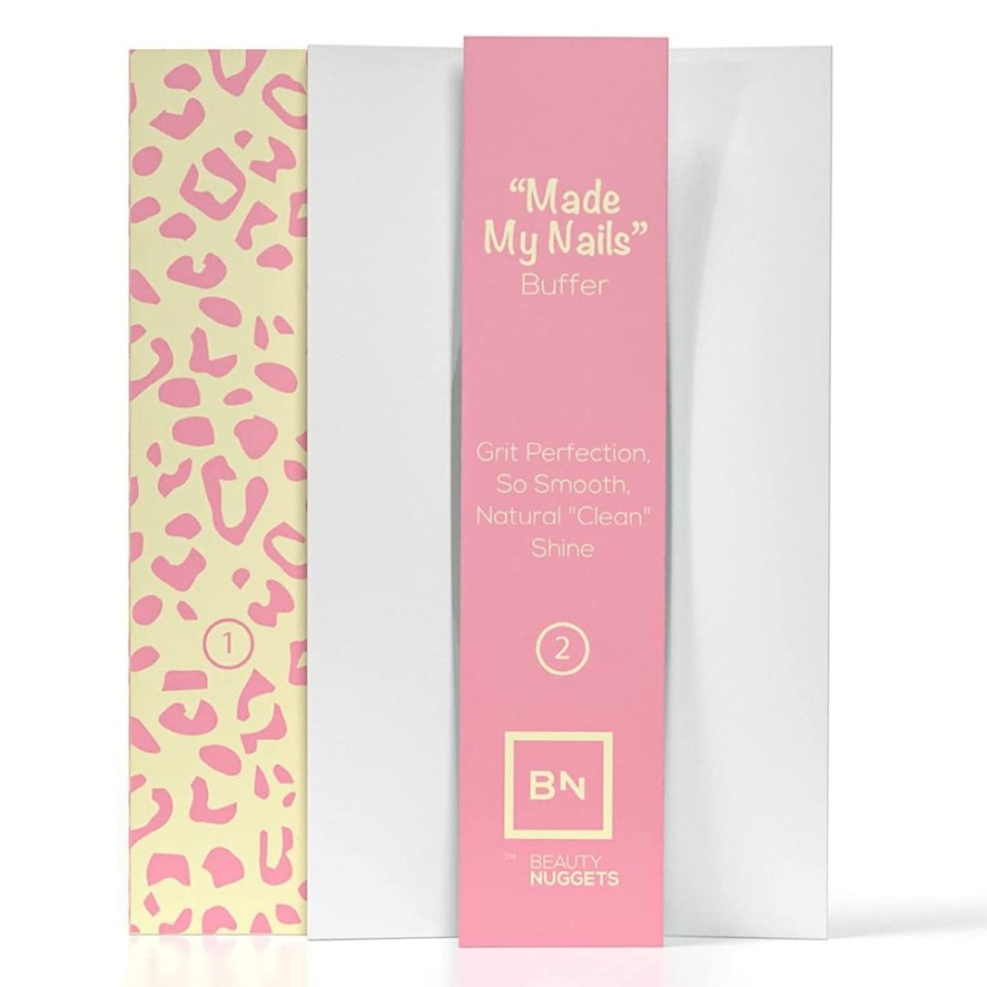 Beauty Nuggets Replacement Nail Buffer Block Pads A Cost Effective Buffer Block Nail Care Renewal System 3 Sides Coarse PadsJust Peel Off Used Pads and Stick in New Ones 4pcs Combo Pads 1pk