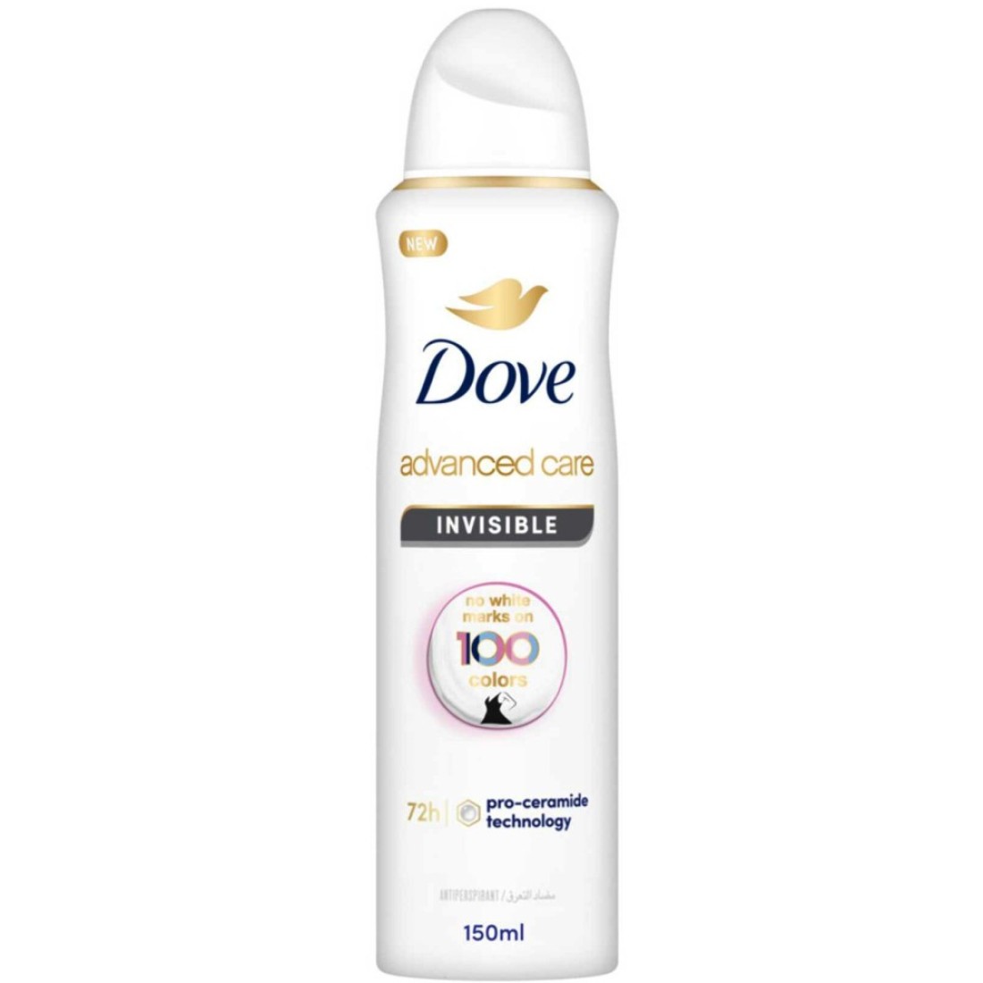 Dove Advanced Care Antiperspirant Deodorant Spray Invisible150ml