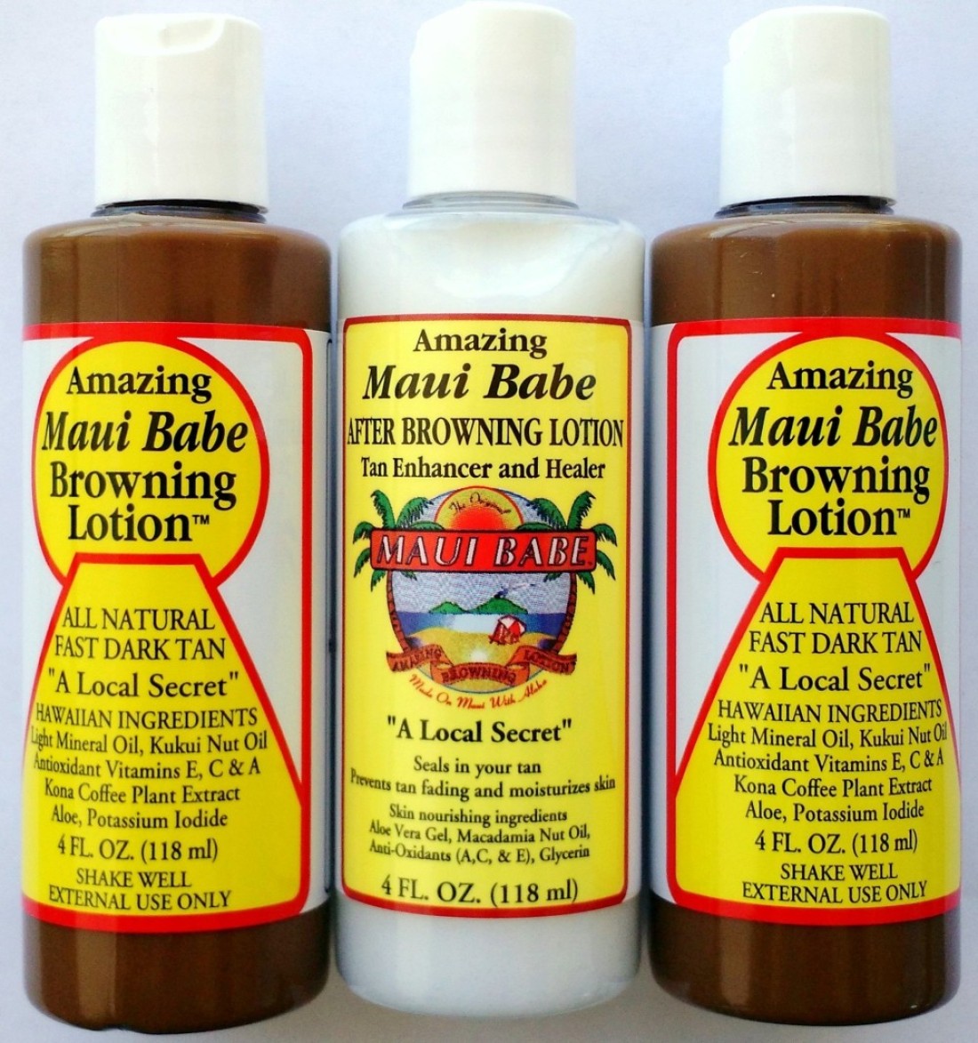 Maui Babe Weekender Pack small bottles 4 ounce