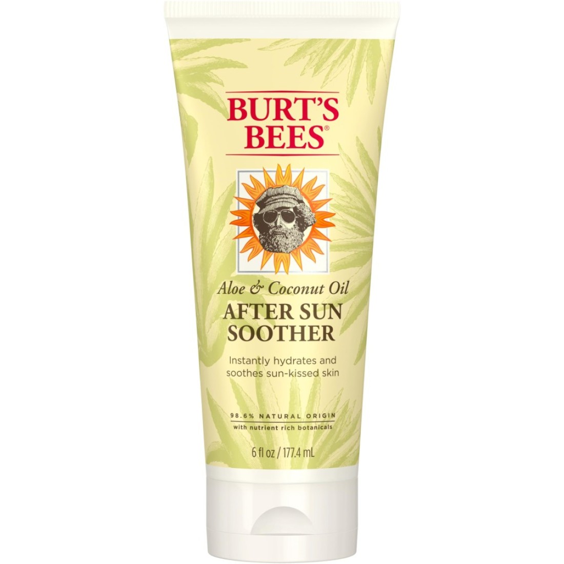 Burts BeesStocking Stuffers After Sun Lotion with Hydrating Aloe Vera Coconut Oil Sunburn Relief After Sun Soother Natural Origin Skin Care Christmas Gifts 6 oz
