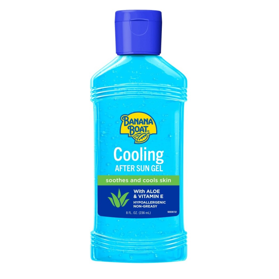 Banana Boat Cooling After Sun Gel 8oz Aloe Vera and Vitamin E Gel After Sun Care Cooling Gel Aloe Vera Gel for Sunburn Relief 8oz