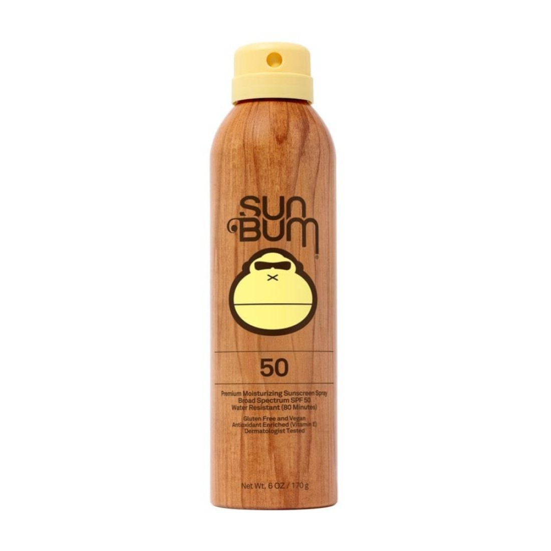 Sun BumOriginal SPF 50 Sunscreen Spray Vegan and Hawaii 104 Act Compliant Octinoxate Oxybenzone Free Broad Spectrum Moisturizing UVAUVB Sunscreen with Vitamin E 6 oz natural