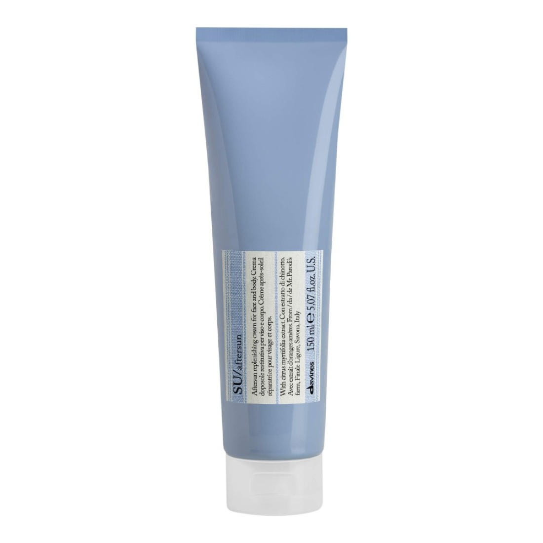 Davines SU Aftersun Hydrating Skincare Gel To Moisturize Protect And Smooth Skin Soothe And Hydrate Reddened Skin After Exposure 507 Fl Oz