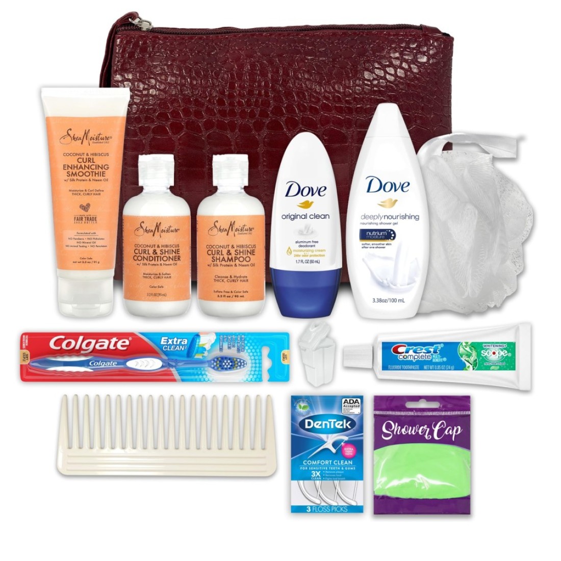 Convenience Kits International Womens Multicultural 13 pc Travel Kit Featuring TravelSize Hair Body Products 7744