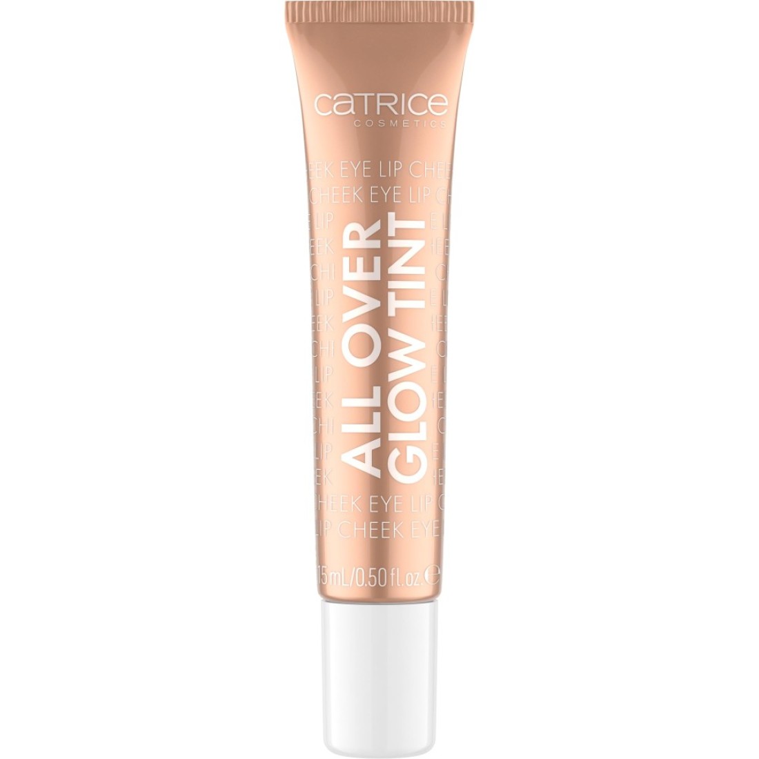 CatriceAll Over Glow Tint MultiUse Liquid Highlighter Eyes Cheeks Lips Body WIth Vitamin C Niacinamide Longlasting Lightweight Vegan Cruelty Free 030 Sun Dip
