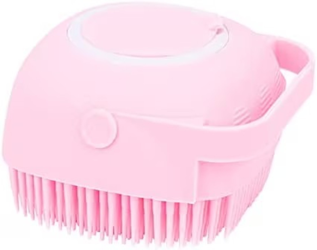 Marrkhor Silicone Body Brush Shower Scrubber With Shower Gel Dispenser Function,Soft Silicone Bath Massage Body Brush,Shower Loofah Brush
