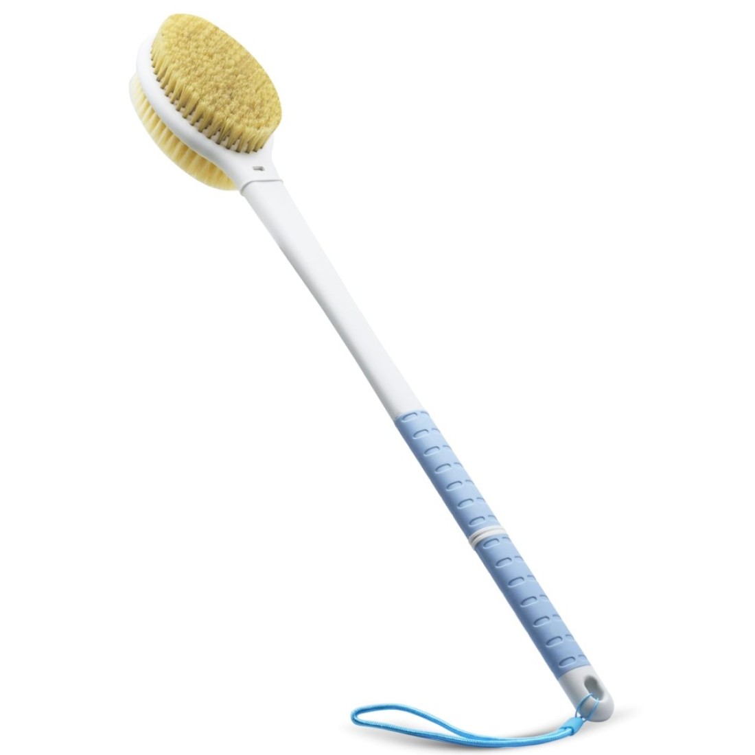 Shower Brush with Soft and Stiff Bristles205 Extra Long Handle DualSided Back Scrubber Bath Brush Body Exfoliator for Wet or Dry Brushing EXTRA LONG HANDLE