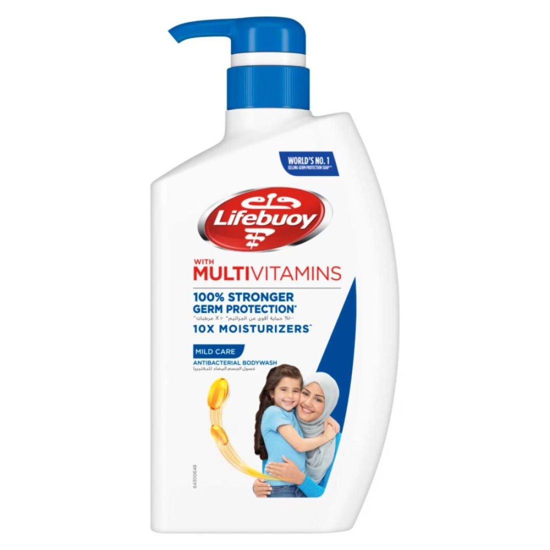 Lifebuoy Antibacterial Body Wash Mild Care 500ml