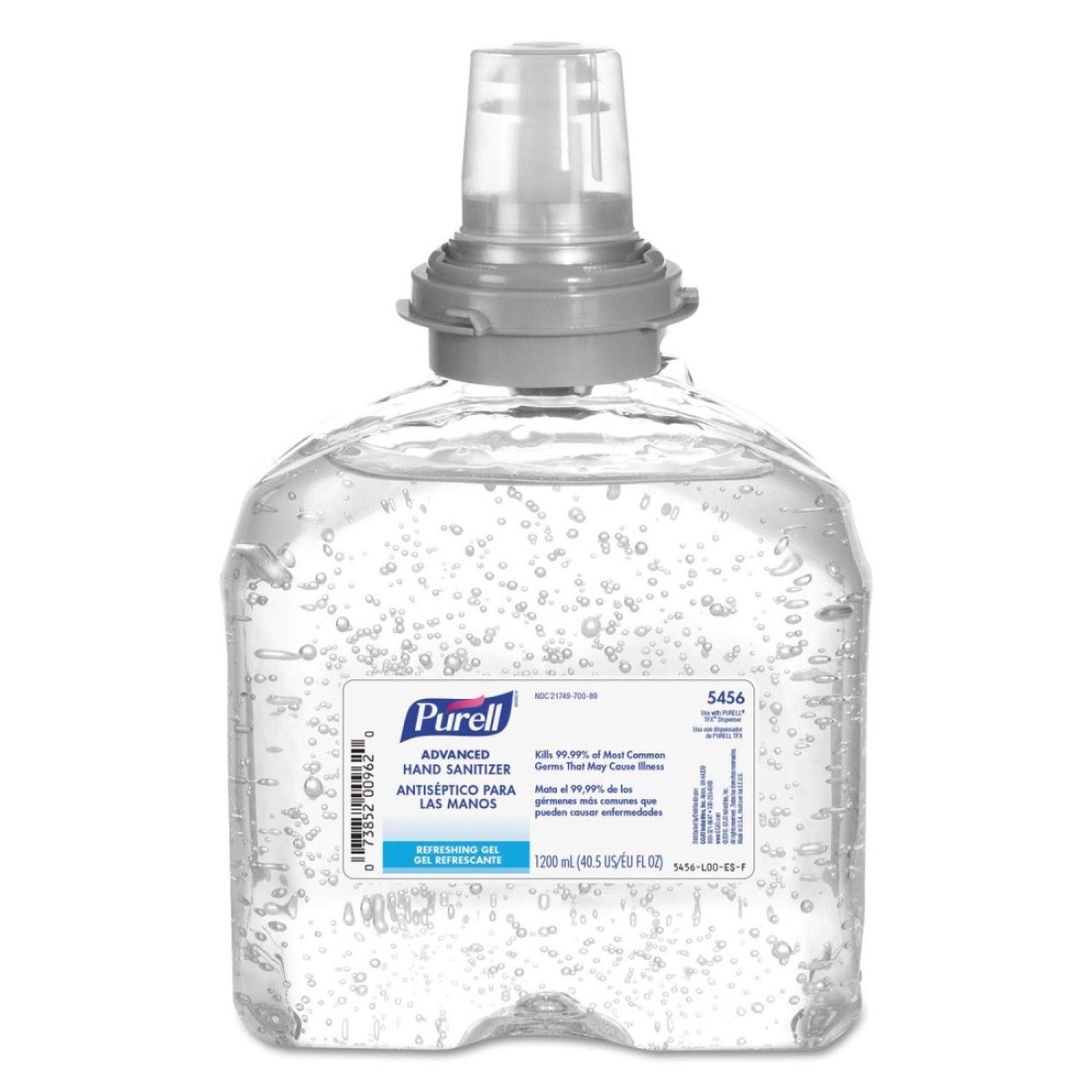 PURELL 545604EA Advanced TFX Gel Instant Hand Sanitizer Refill 1200mL