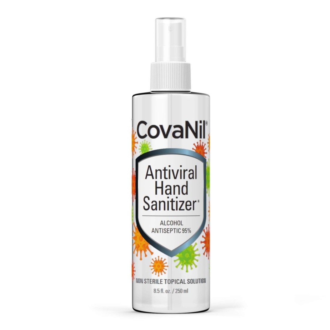 CovaNilTM Premium Hand Sanitizer Spray 95 Alcohol 185 oz Bottle