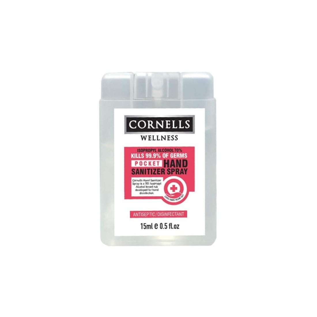 Cornells Wellness Pocket Hand Sanitizer Spray, 15ml - Pack Of 144
