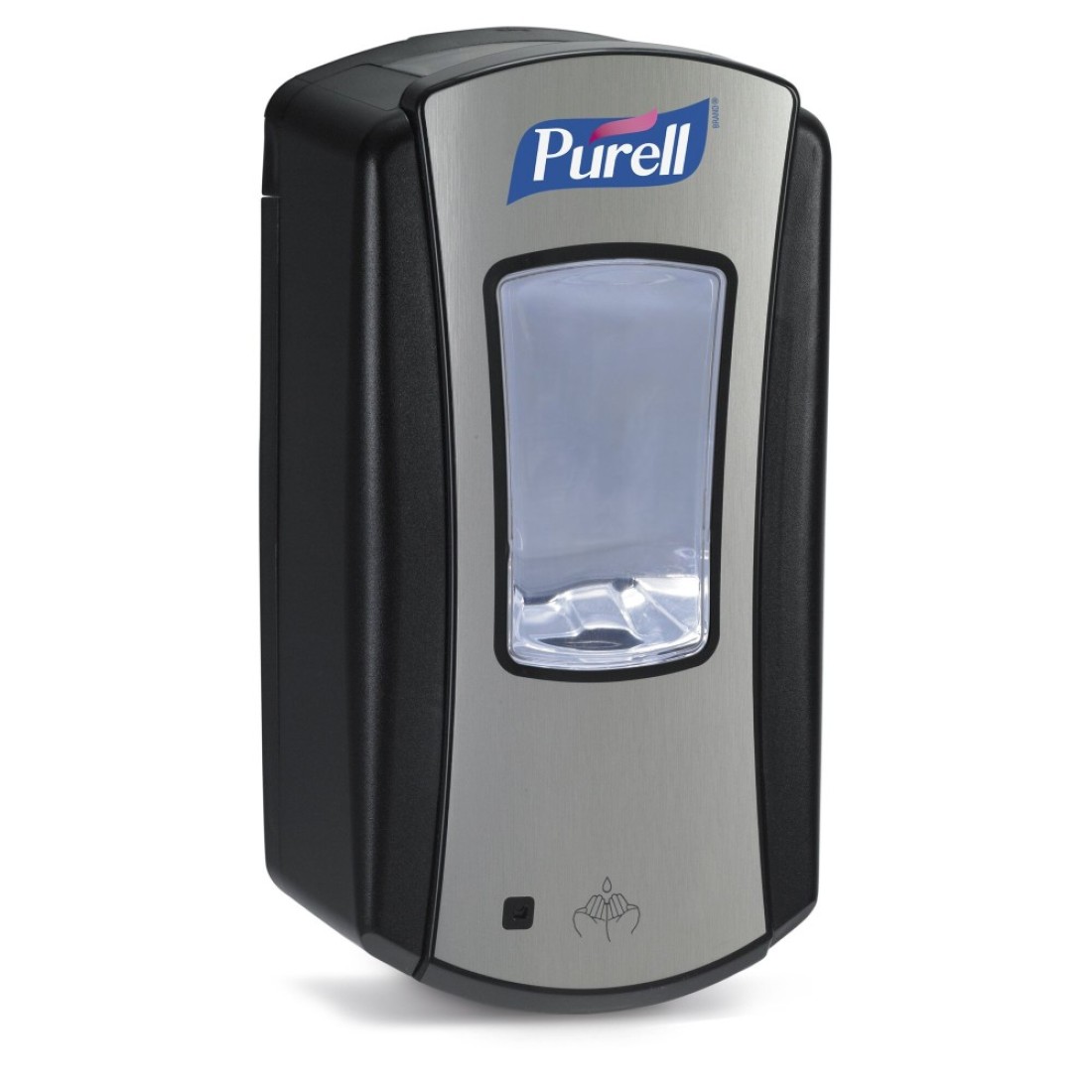 PurellLTX12 TouchFree Hand Sanitizer Dispenser ChromeBlack for 1200 mL PURELL LTX12 Hand Sanitizer Refills Pack of 1 192804