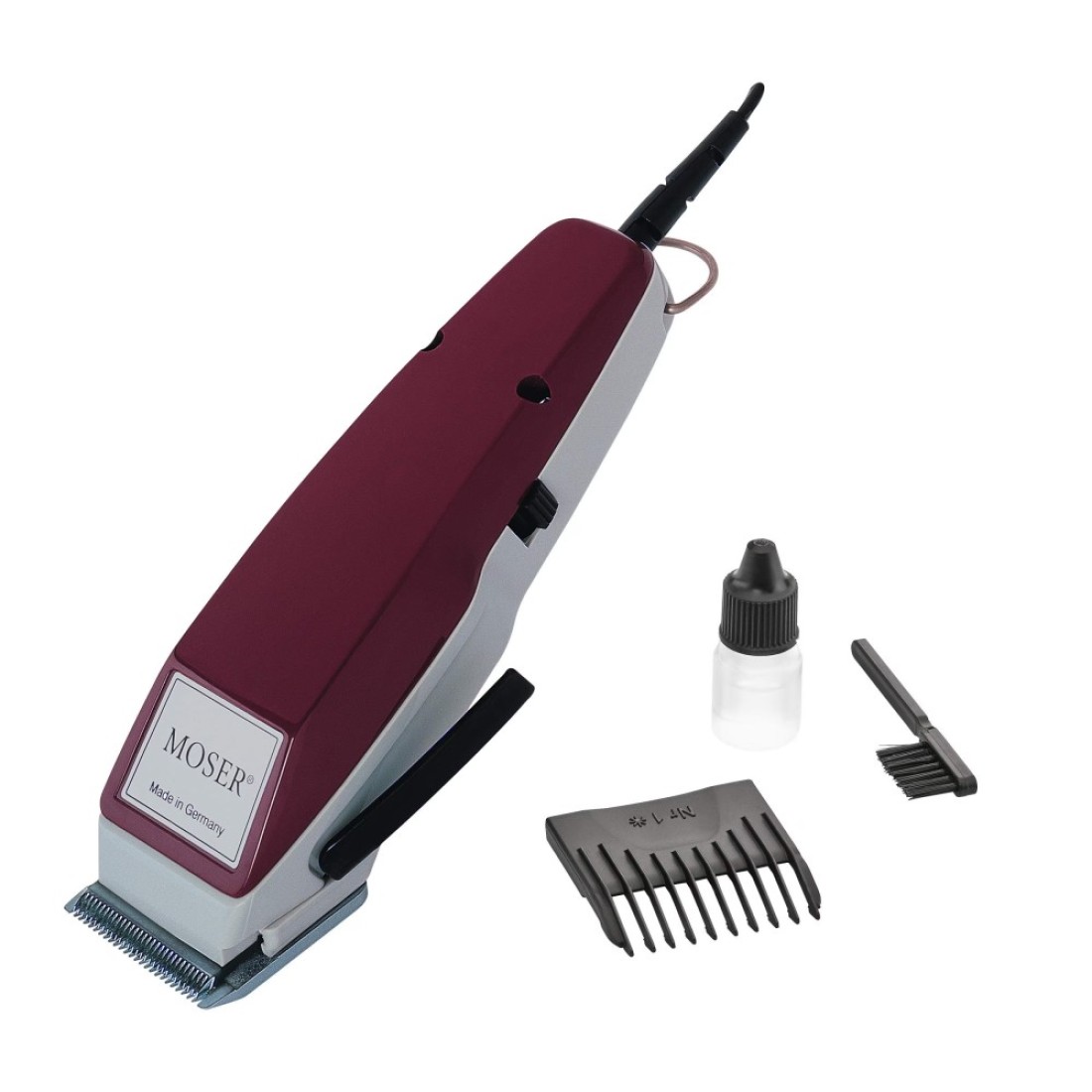 Moser 1400-0150, Professional Corded Hair Clipper, Burgandy (Pack of 1)