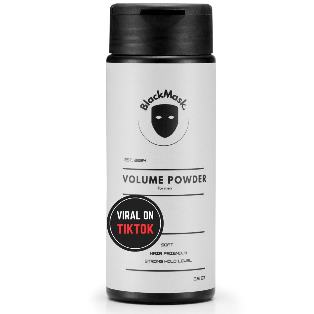 BlackMask Texture Powder for Men, Easy to Apply - Instantly Adds Texture &amp; Volume, All-Natural Ingredients, Strong Hold, Hair Powder for Men