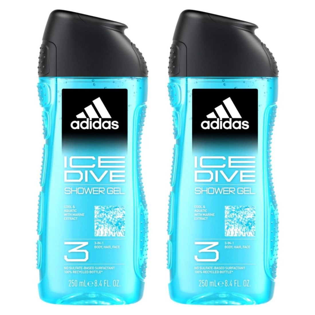 Adidas Ice Dive Shower Gel 250ml Pack of 2