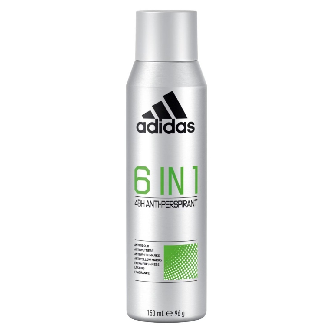 Adidas 6-In-1 48H Anti-Perspirant Deodorant Clear 150ml