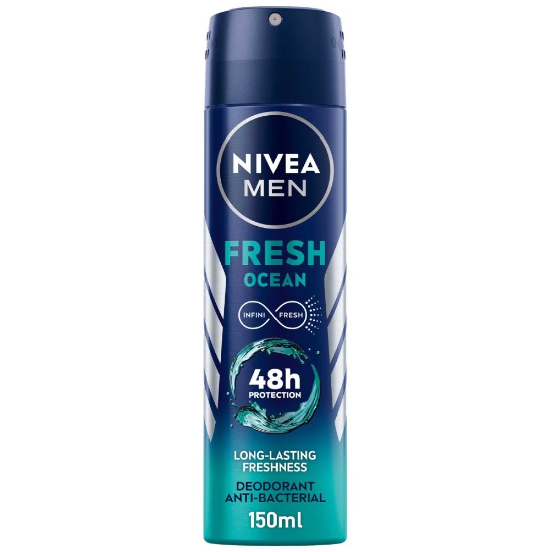 NIVEA MEN Deodorant Spray for Men Fresh Ocean Aqua Scent 150ml