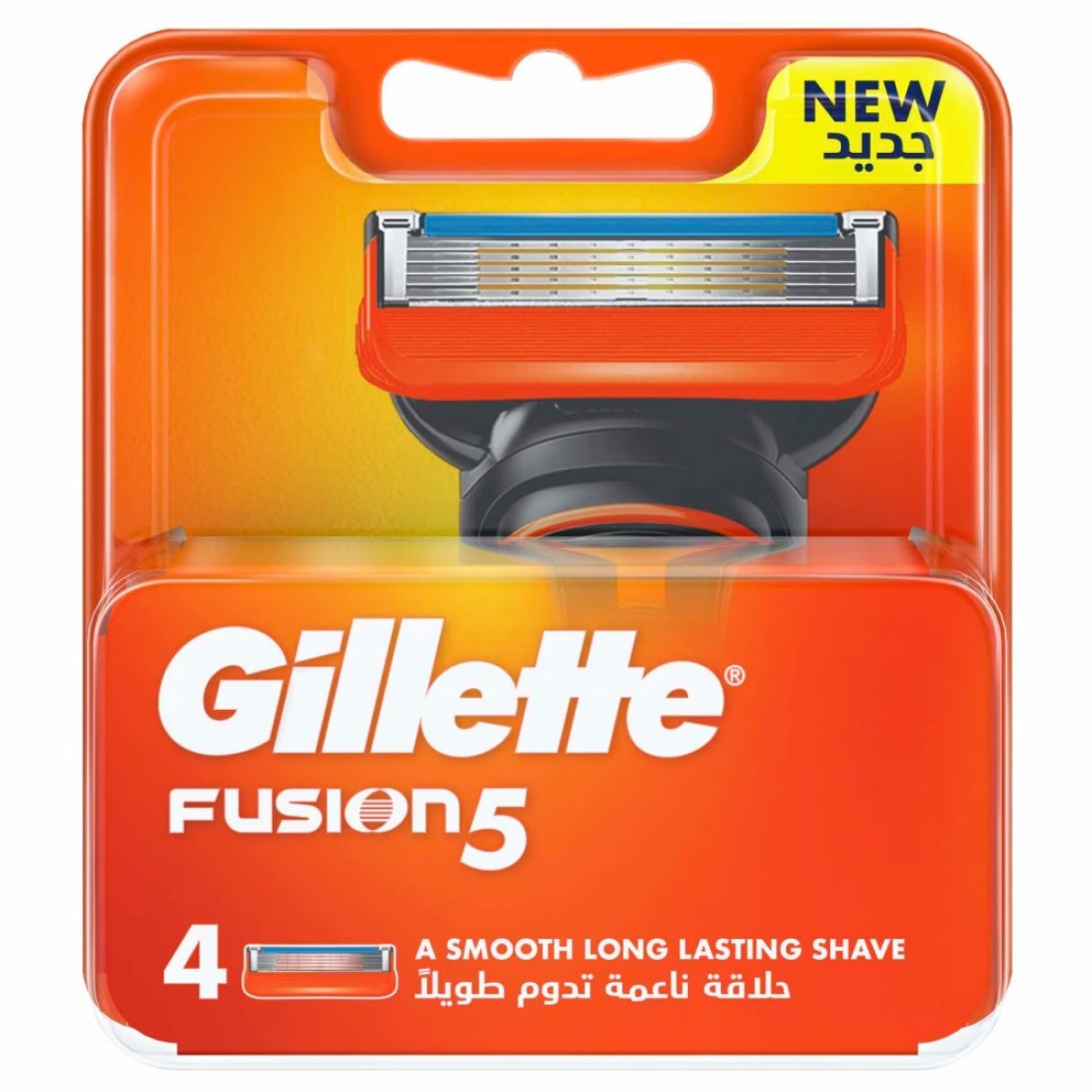 Gillette Fusion Manual Shaving Razor Blade Silver 4 Blades