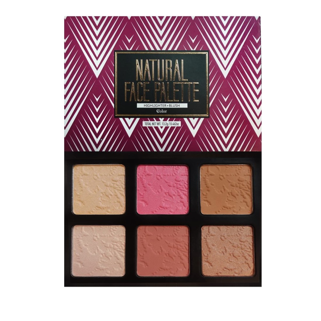 Ccolor Cosmetics Natural Face Palette in Glow Make Up Set Highlighter Palette Blush Palette Bronzer Palette Contour Kit With Shimmer Matte Shades for a Natural Look ParabenFree Make Up Kits