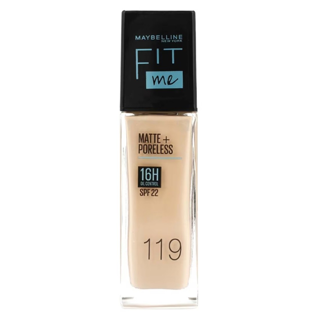 Maybelline New York Fit Me Matte+Poreless Liquid Foundation SPF22 119 30ml