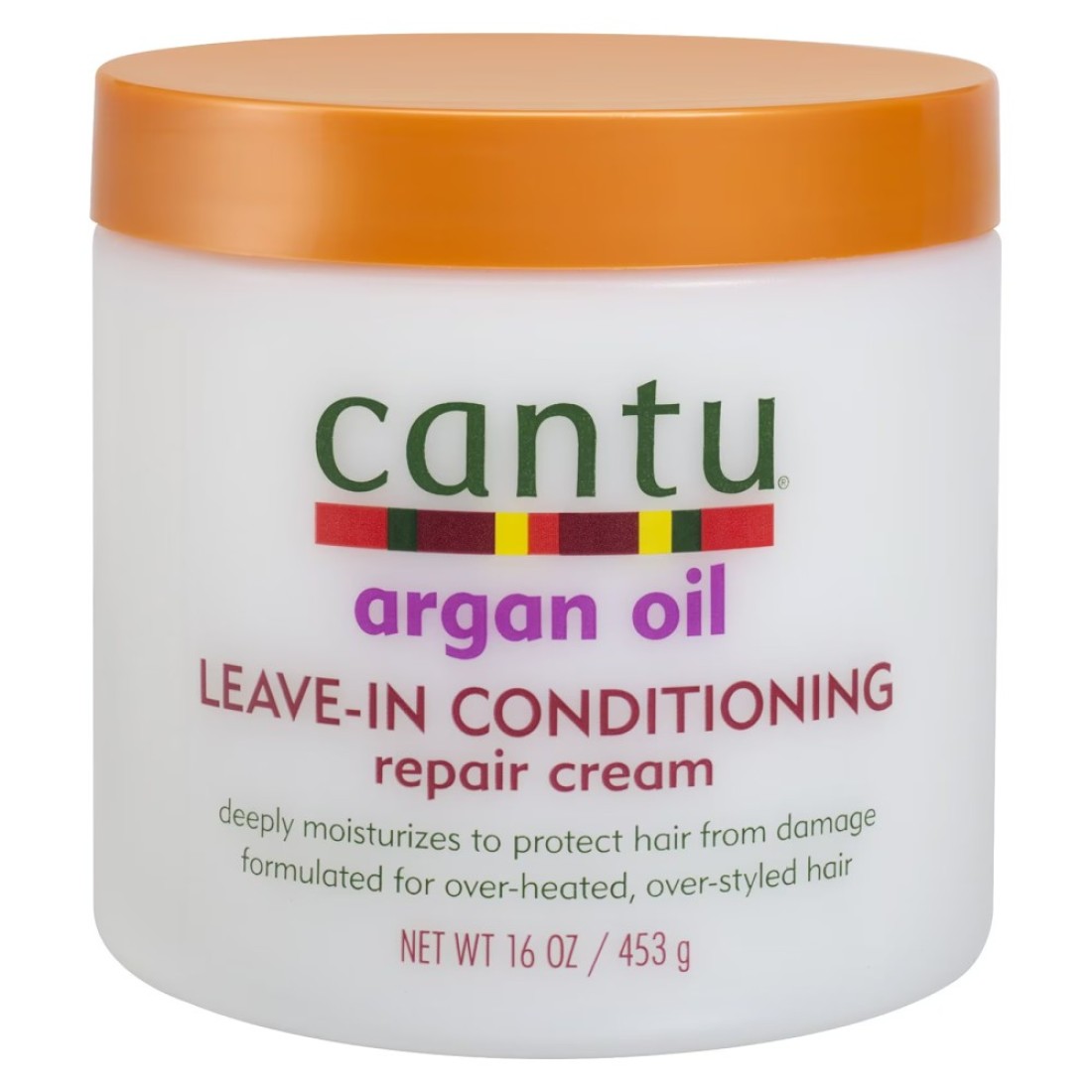 Cantu Argan Oil Leave-In Conditioning Repair Cream White 453g