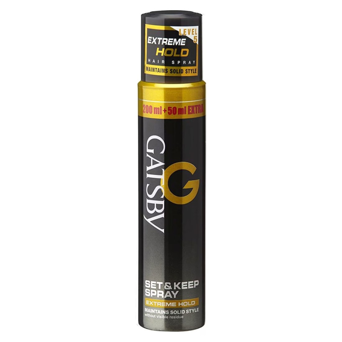 Gatsby Extreme Hold Level 5 Set And Keep Hair Spray Clear 250ml