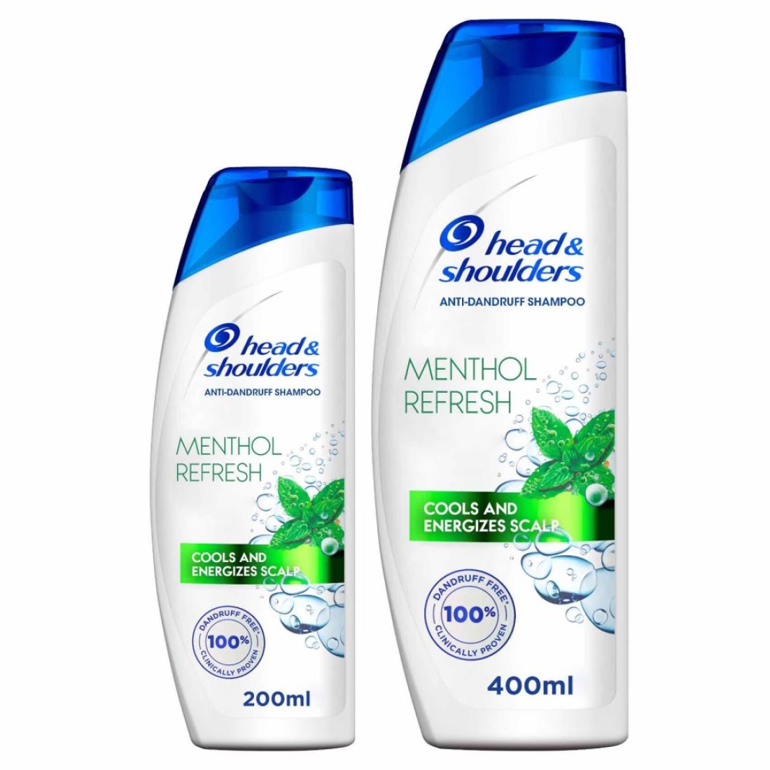 Head &amp; Shoulders Menthol Refresh Anti-Dandruff Shampoo White 400ml+200ml