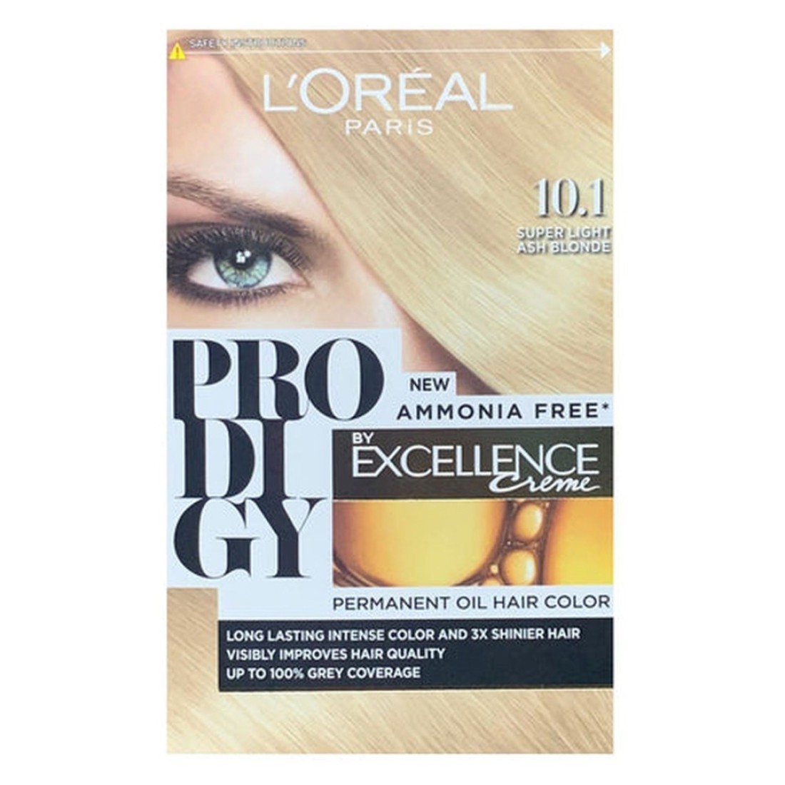 L&#39;Oreal Paris Prodigy Permanent Oil Hair Colour 10.1 Super Light Ash Blonde