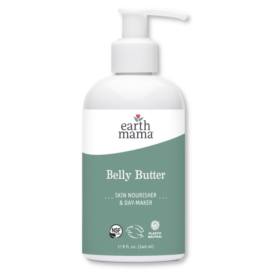 Earth Mama Belly Butter Maternity Moisturizer for Dry Skin Lotion for Pregnancy and Postpartum Recovery Self Care Body Cream with Aloe Fragrance Free 8Fluid Ounce