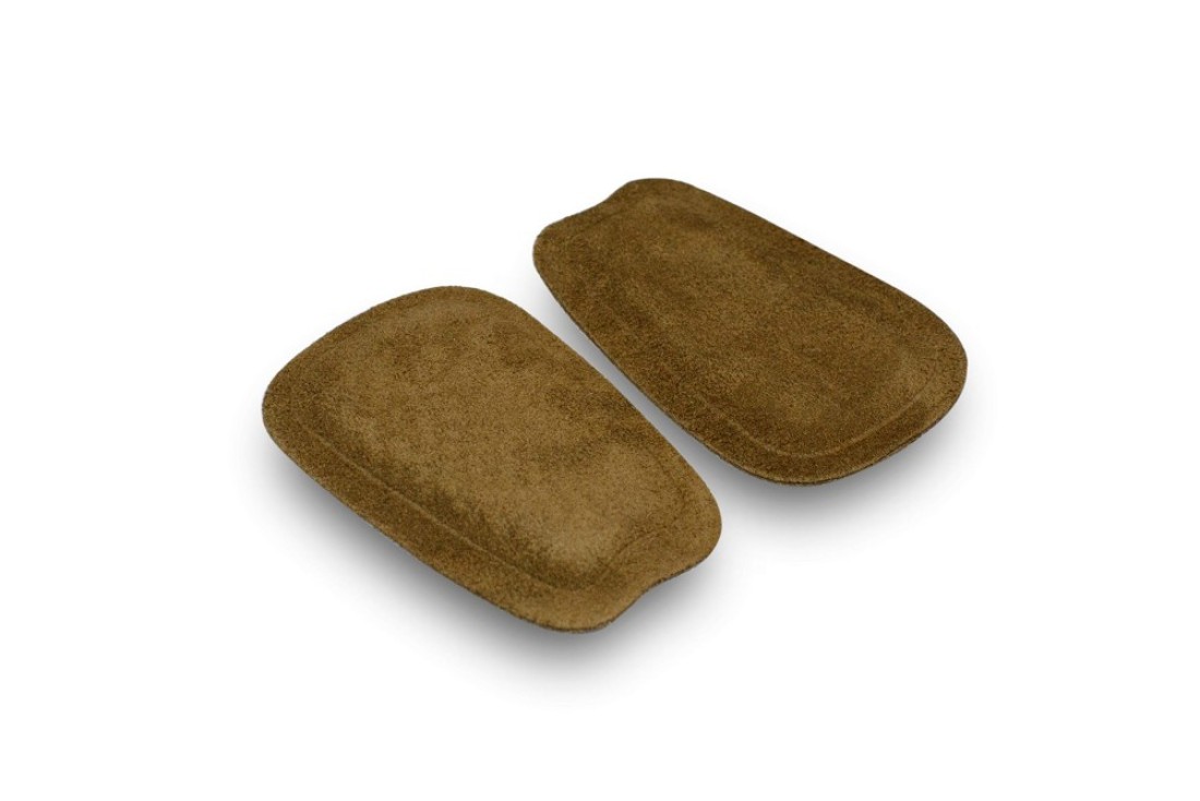 pedag Supra German Handmade Shoe Tongue Pads Soft Suede Leather and Memory Foam Shoe Padding Solves Loose Shoes Problem 1 Pair LargeXLarge Size