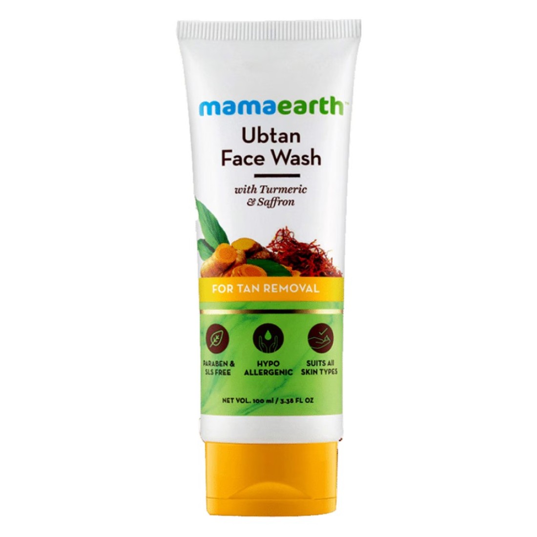 Mamaearth Ubtan Face Wash With Turmeric White 100ml