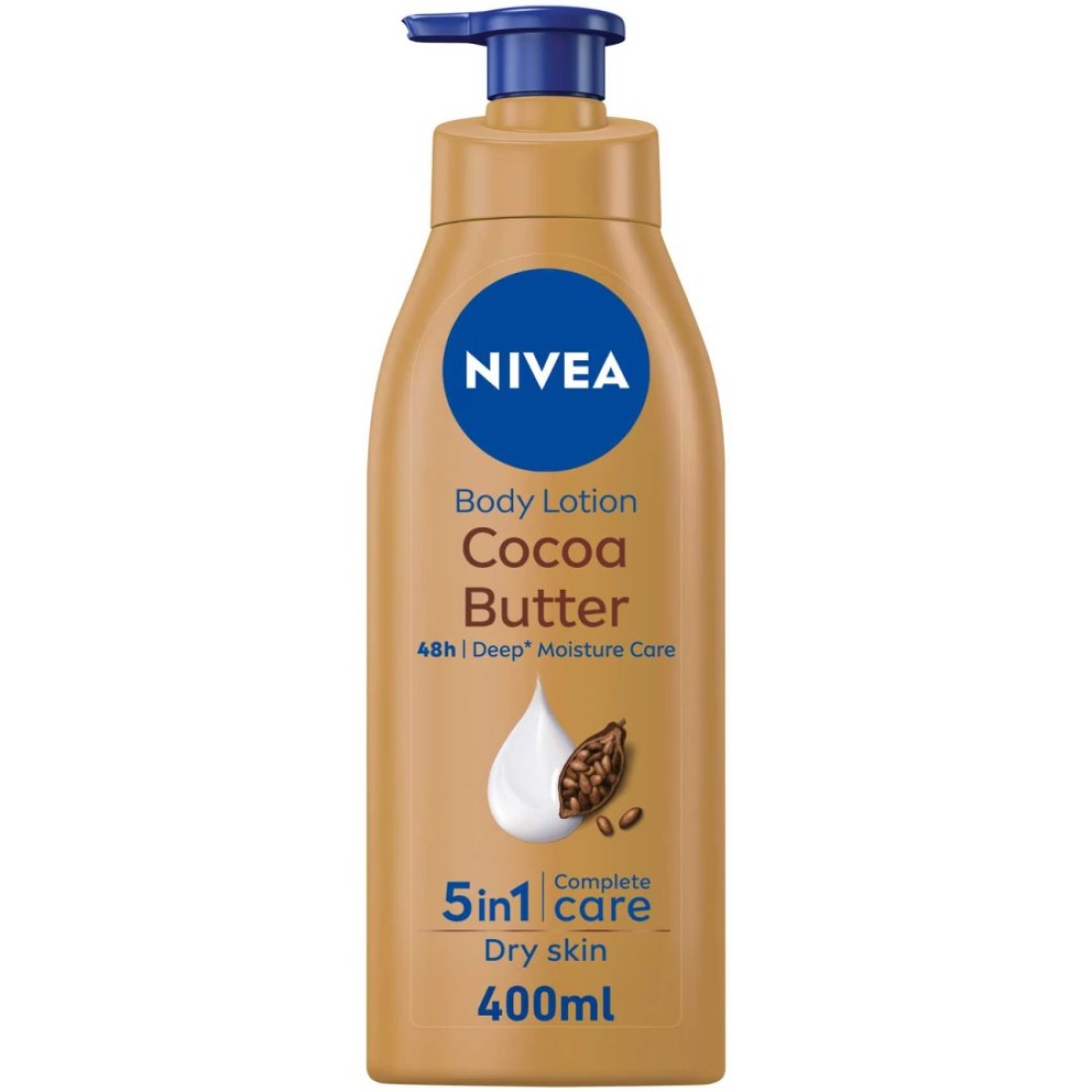 NIVEA Body Lotion Dry Skin Cocoa Butter Vitamin E 400ml