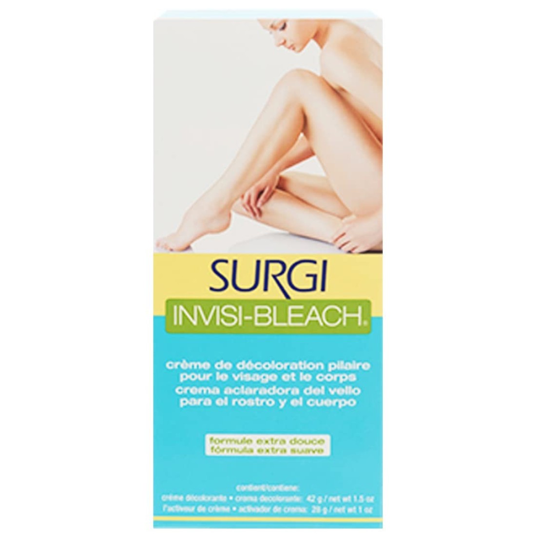 Surgi Wax Face Body Hair Bleaching Cream 15 ounces
