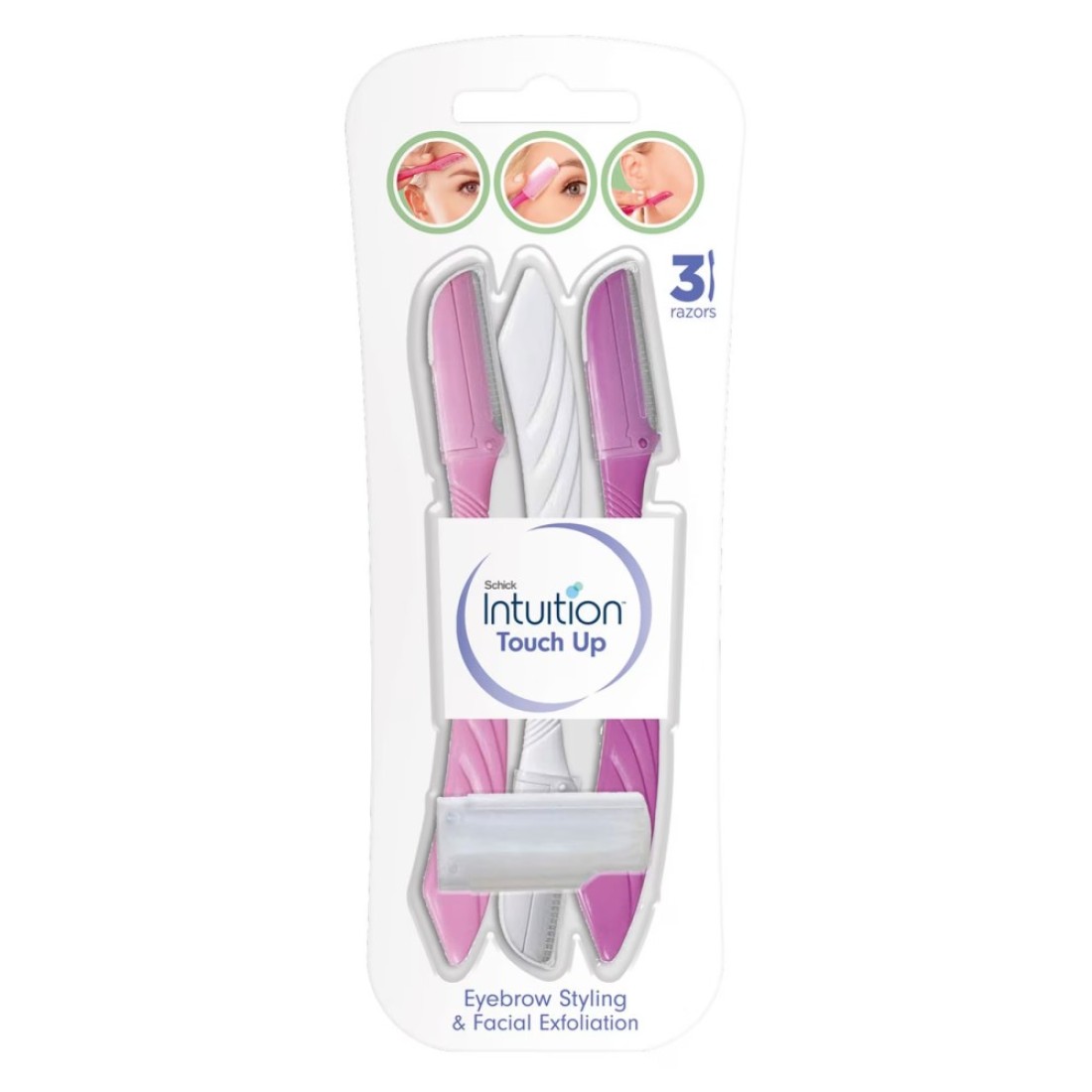 Schick Hydro Silk Touch-Up Razors Multicolour Pack of 3