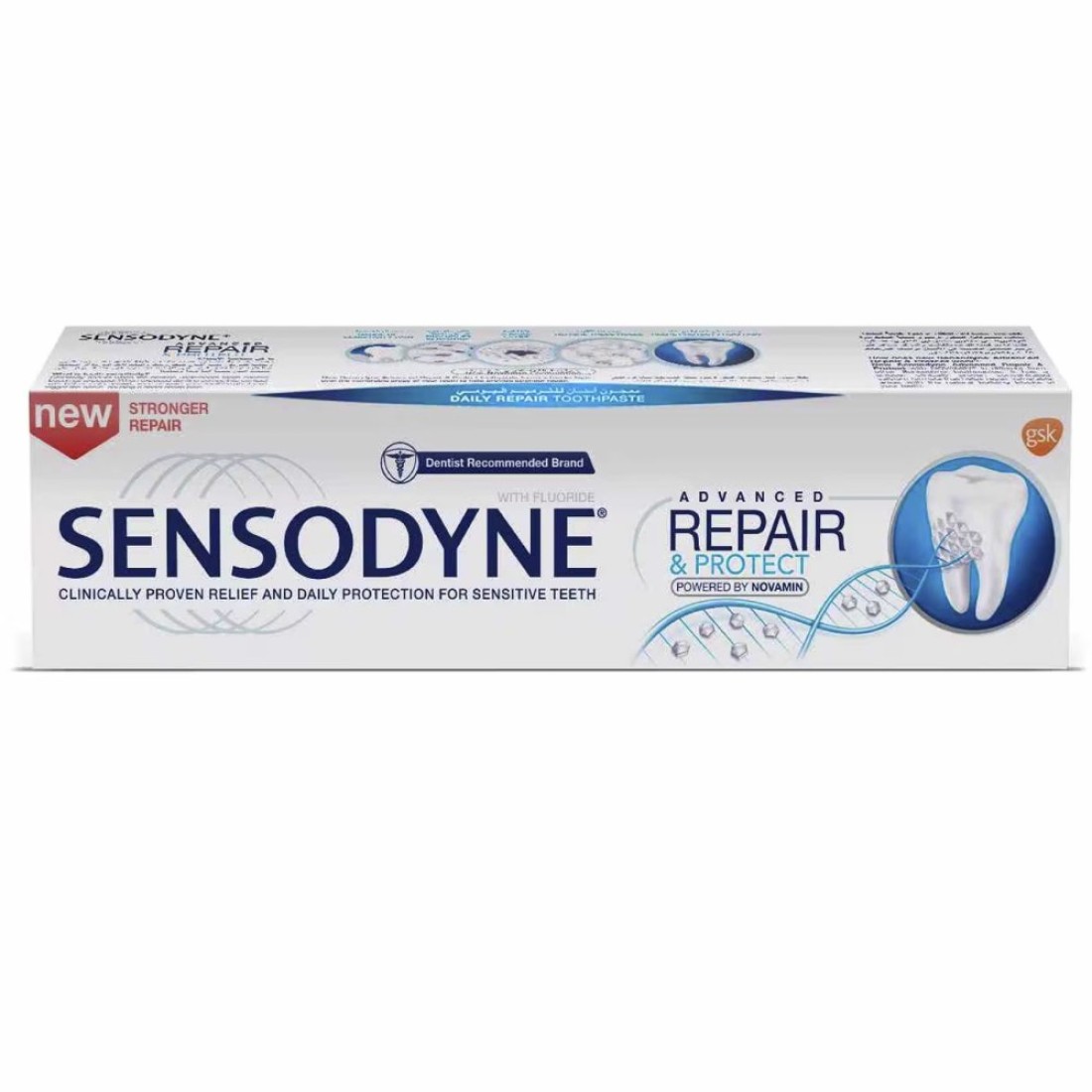 Sensodyne Daily Repair Powered By Novamin Repair &amp; Protect 75ml