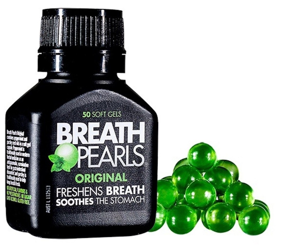 Breath Pearls Original Breath Freshens 50 Softgels Pack of 2