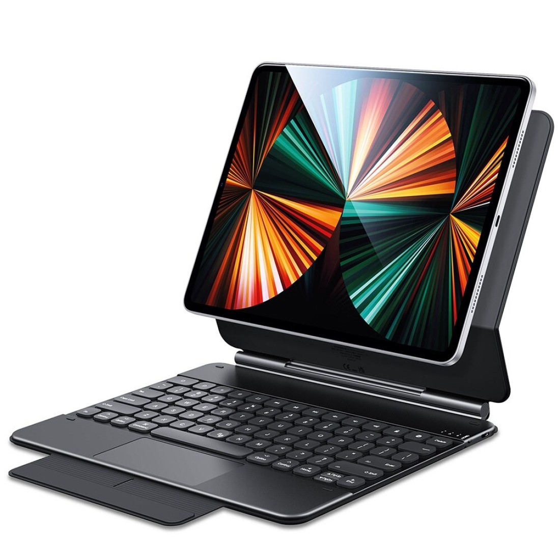 ESR Rebound Magnetic Keyboard Case for Ipad Pro 12.9 Inch US Layout Black Colour