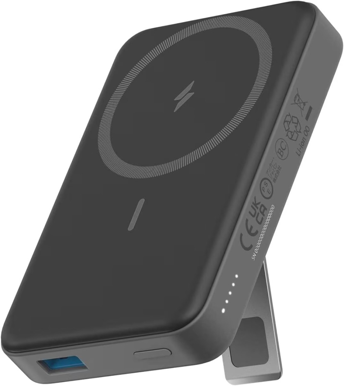 Anker Power Bank, 633 Magnetic Battery (MagGo), 10000mAh Foldable Magnetic Wireless Portable Charger, 20W USB-C Power Delivery for iPhone 13/13 Pro / 13 Pro Max / 12/12 Pro and 12 Pro Max (Black)
