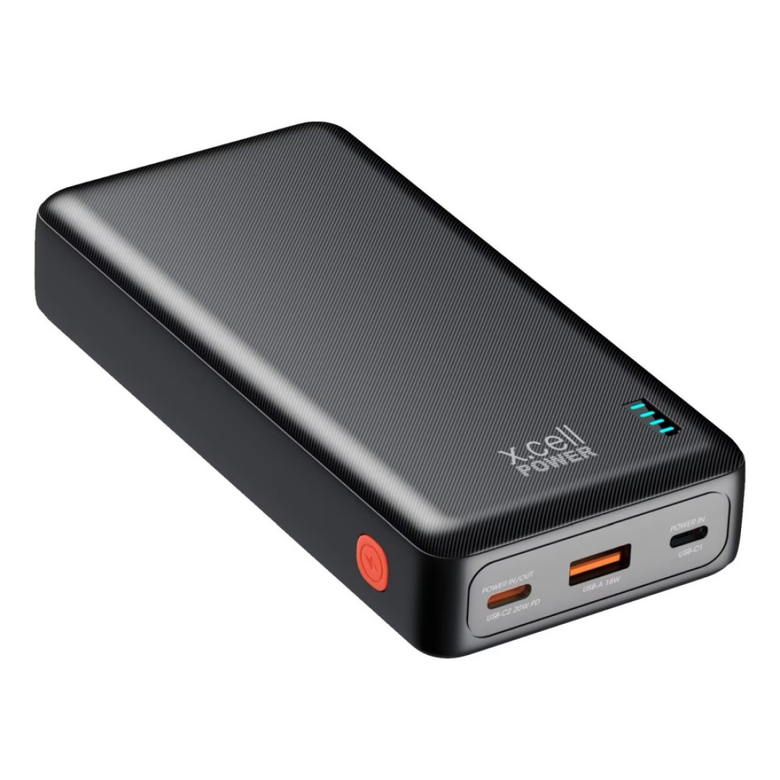 X.Cell USB PD Port Power Bank Black 20200mAh