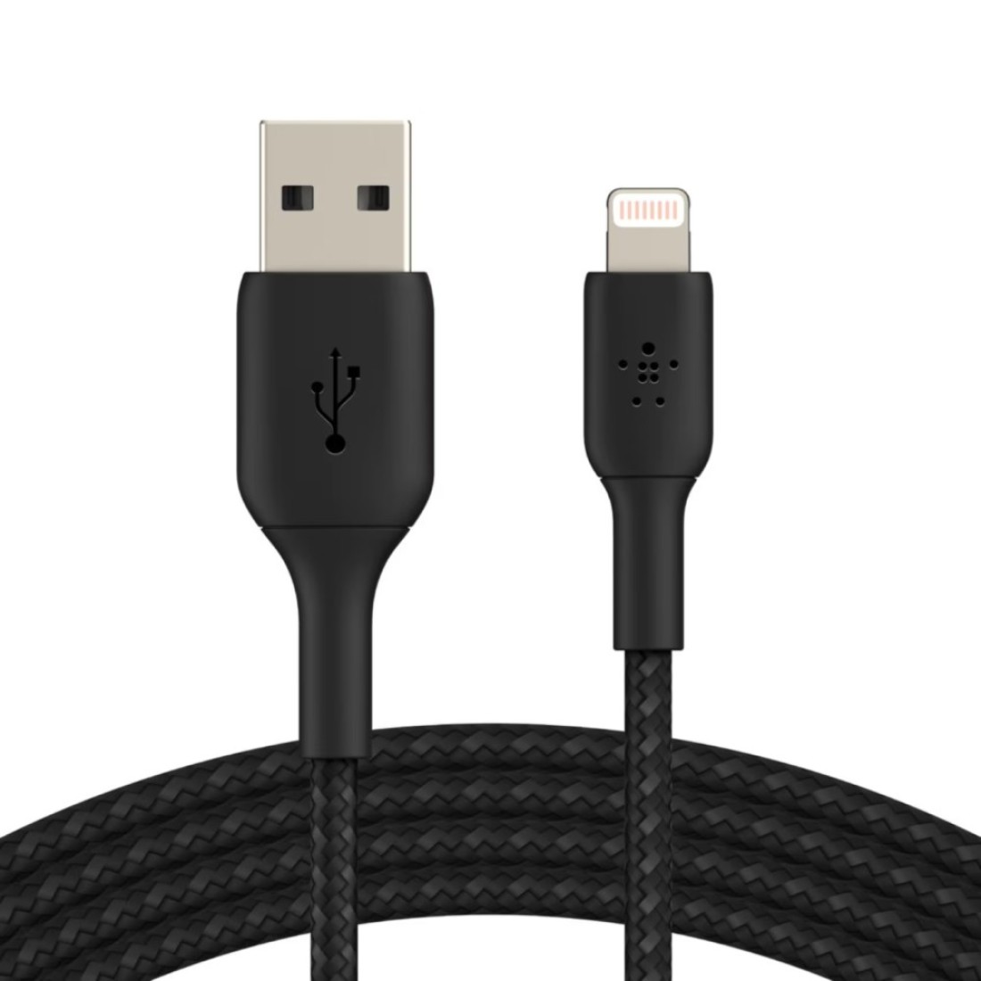 بوست تشارج كابل مضفر من USB-C إلى USB-A ـ 2 متر - أسود