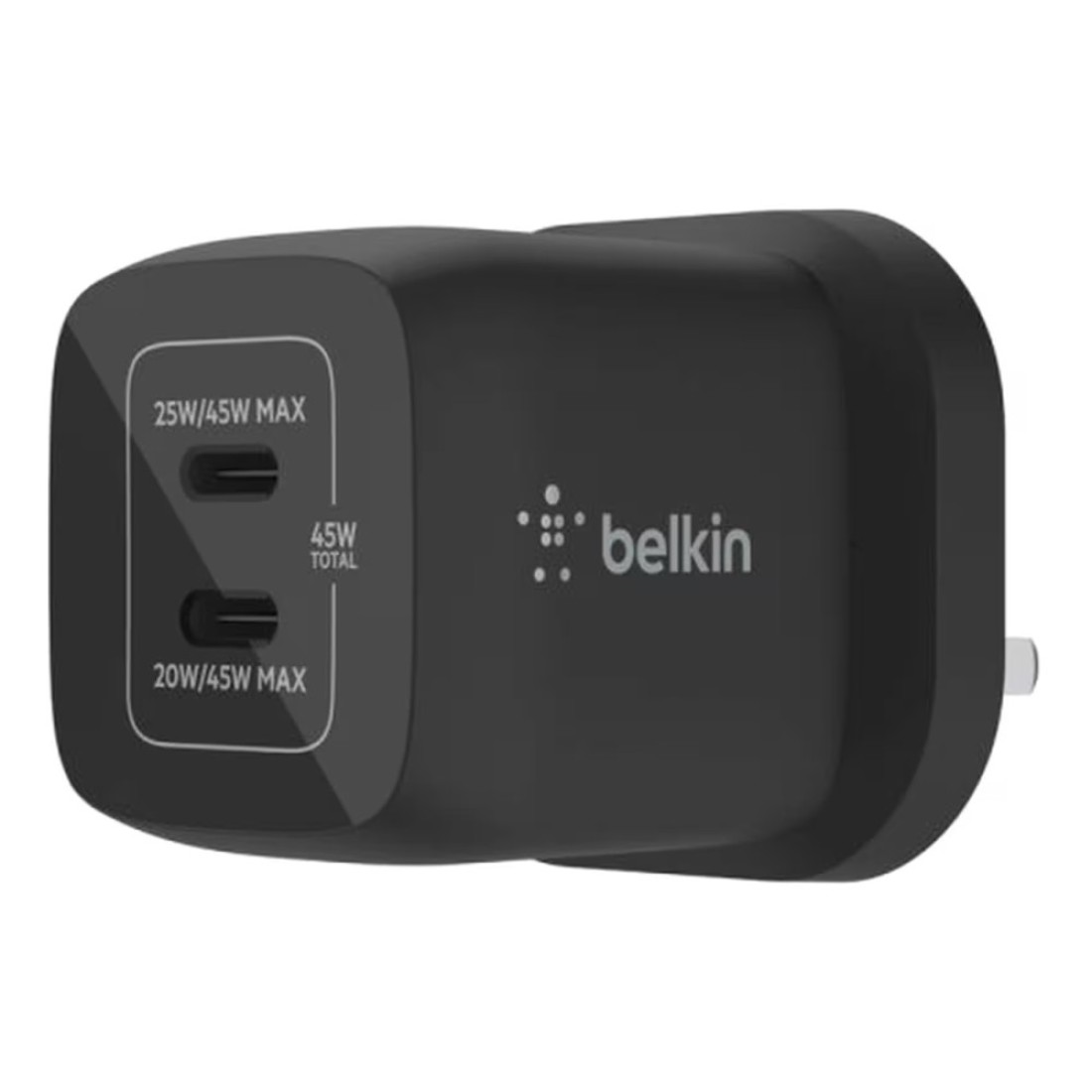 بلكين بوست بلكين محول حائط شحن سريع USB-C PD - أسود 45 واط
