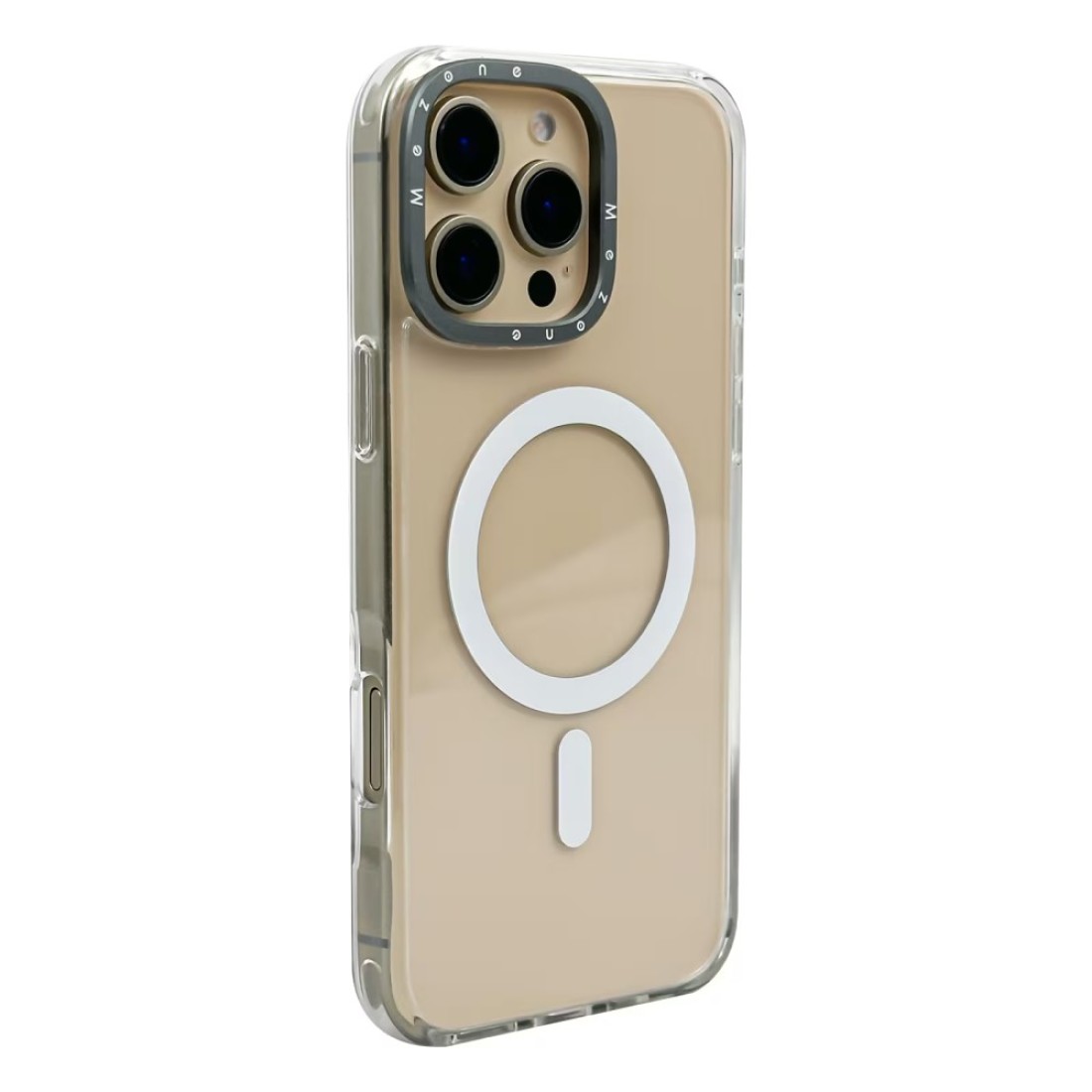 حافظة Mezone iPhone 16 Pro Max Clear MagSafe، حماية من الدرجة العسكرية iPhone16 Pro Max غطاء نحيف مقاوم للصدمات، حافظة هاتف واقية بمغناطيس قوي مضادة للخدش ومضادة لبصمات الأصابع مع إطار عدسة، شفاف