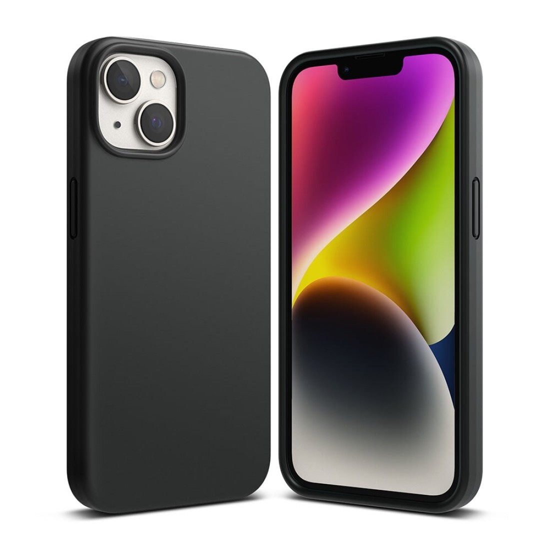 Ringke - Apple iPhone 14 Case Cover - Silicone Series- Black