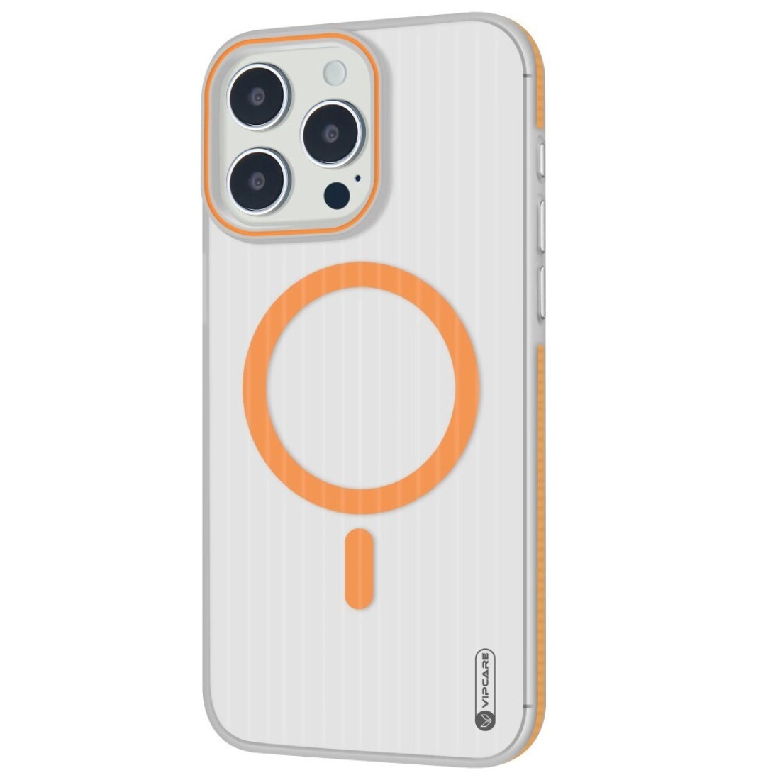 VIPCARE iPhone 16 Pro Case Cover With Compatible MagCase PC Series Orange