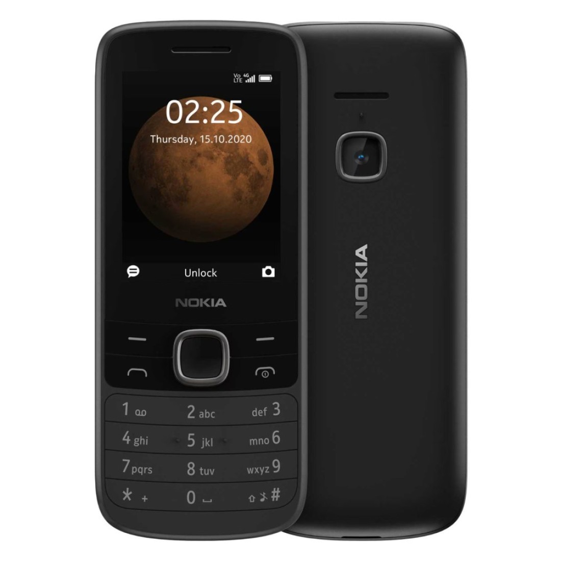 Nokia 225 64MB 128MB Dual SIM 4G Mobilephone Black