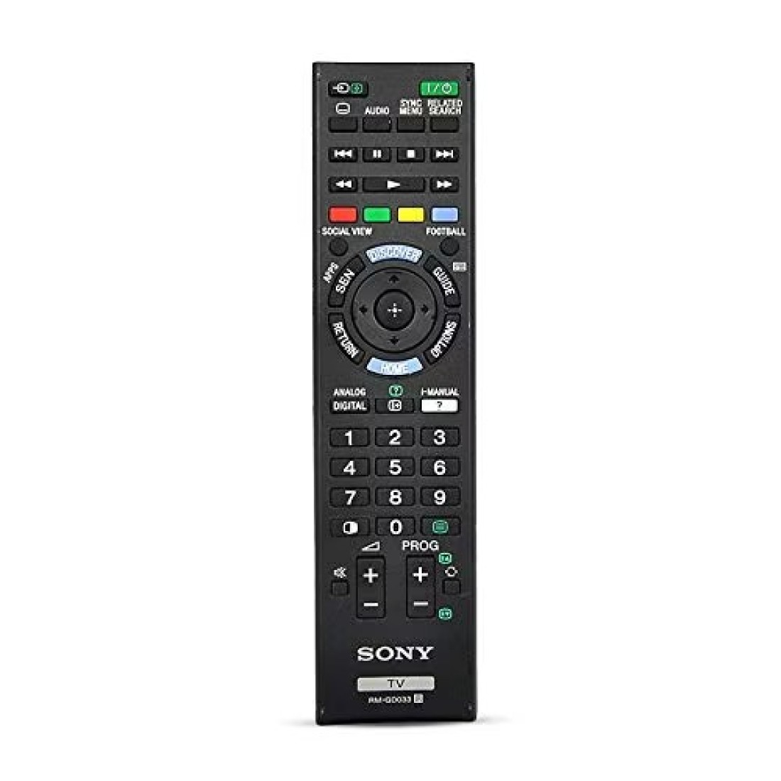 SONY LED/LCD TV REMOTE CONTROL RMGD033