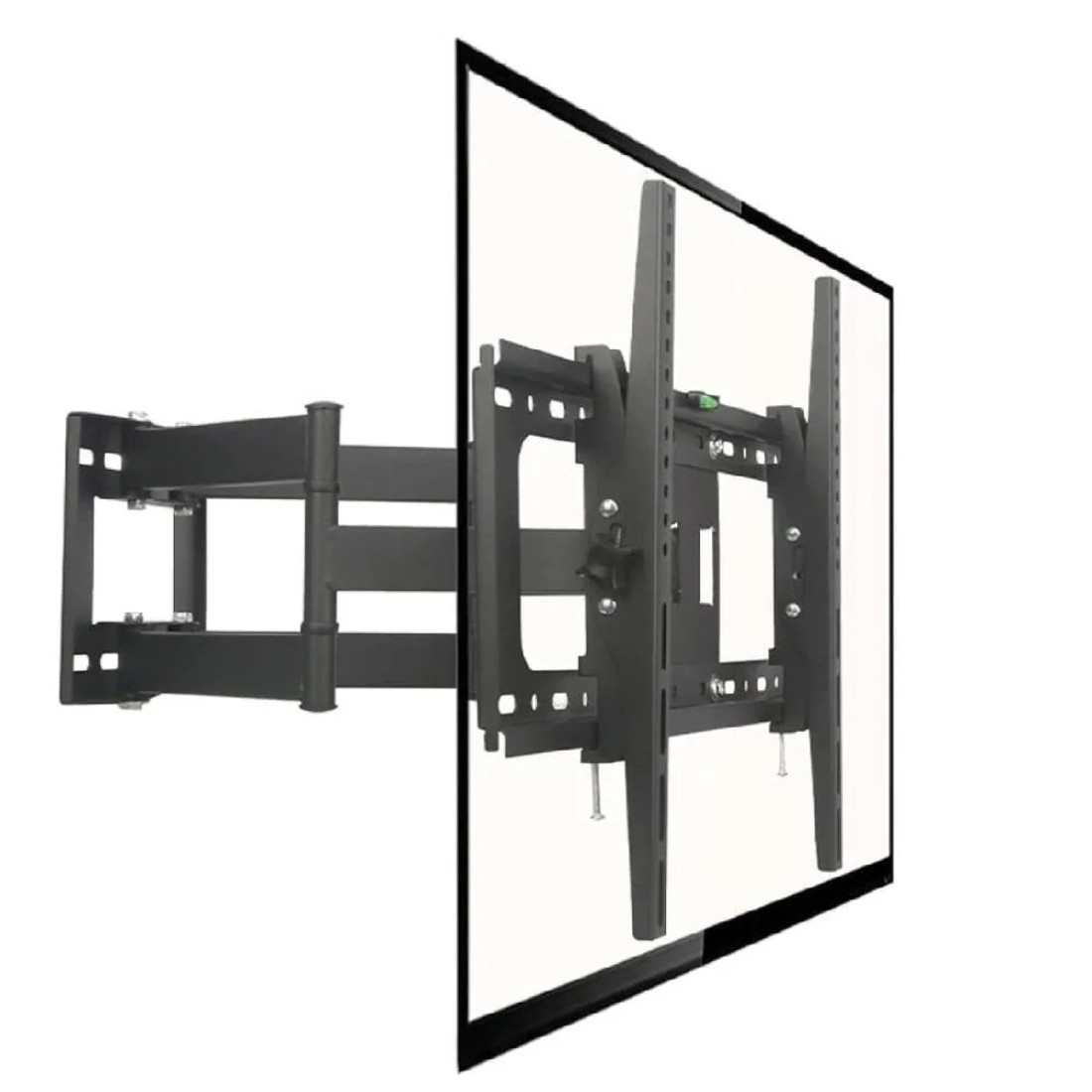 Full Motion TV Wall Mount Fits Most 40-80 inch TVs, Swivel and Tilt TV Bracket with Double Hinged Arms, TV Mount