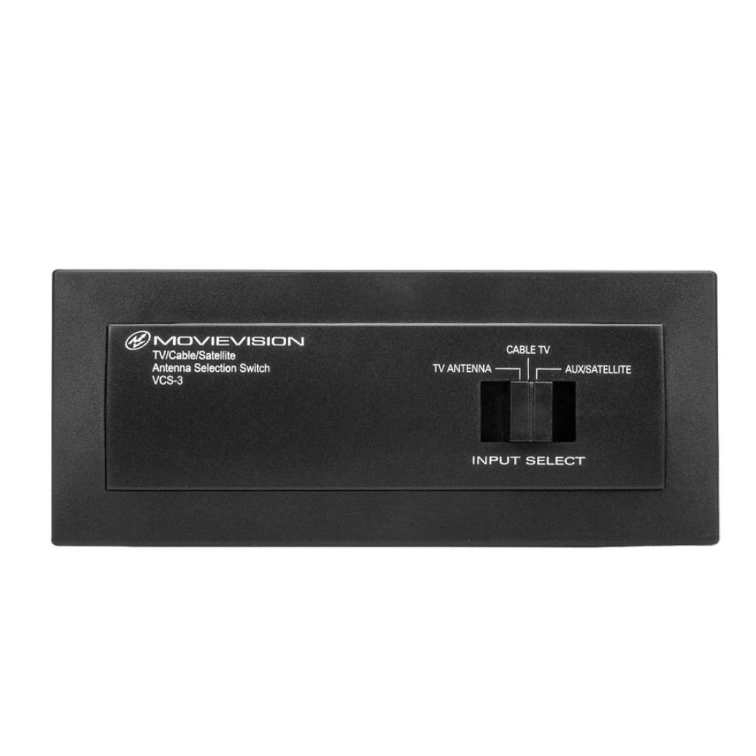 3-Position Antenna Switch Box with 3 Inputs &amp; 1 Output for TV/AUX-SAT/Cable