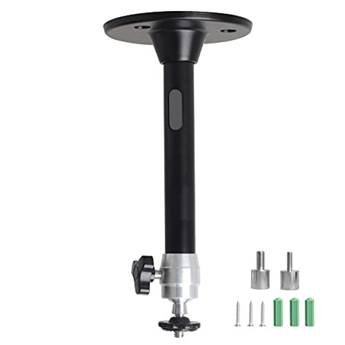 YiePhiot Mini Ceiling Wall Projector Mount Stand Compatible with QKK DRJ DBPOWER Anker VANKYO AAXA Jinhoo PVO TMY AuKing and Most Other Mini Projector 175mm Black