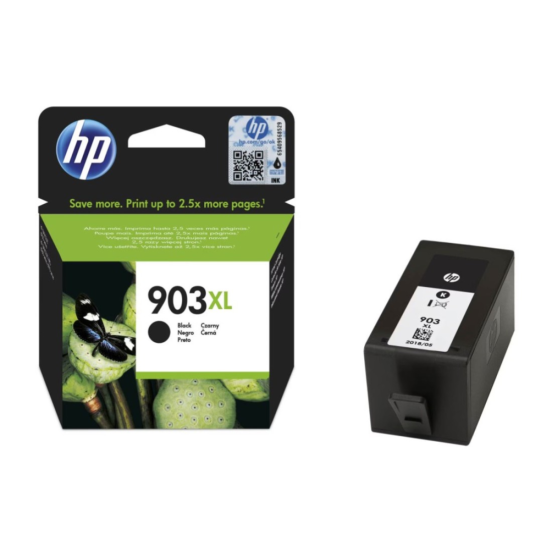 HP 903XL High Yield Black Original Ink Cartridge T6M15AE